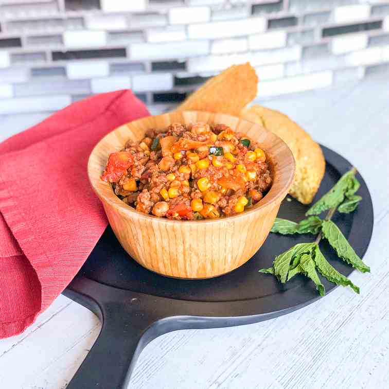 Summer Lamb Chili