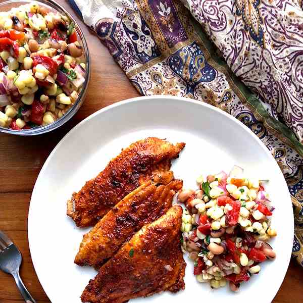 Cajun blackened fish