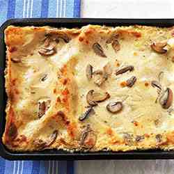 Mushroom and Cheese Lasagna