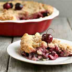 Deep Dish Cherry Crumb Pie