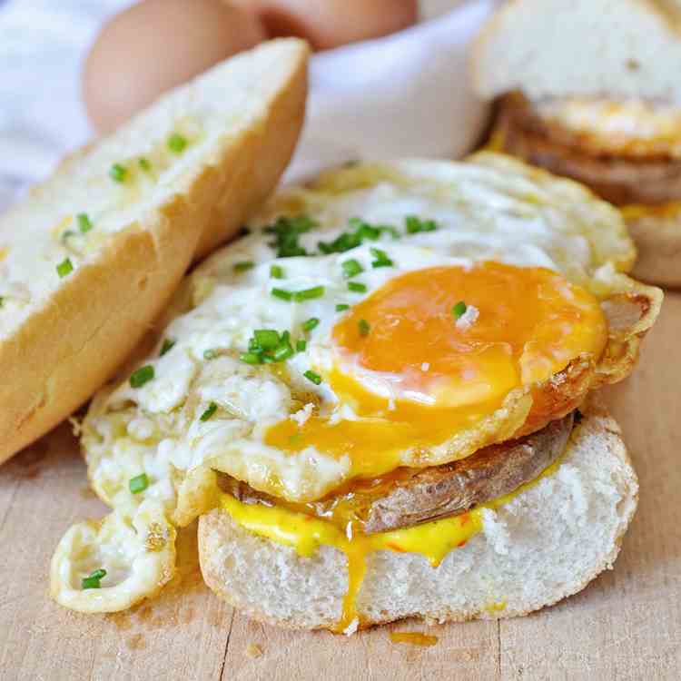 Crispy Fried Egg Sandwich