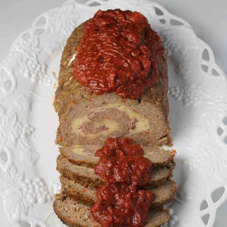 Cheesy Pinwheel Meatloaf