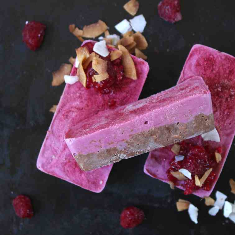 Raw Raspberry Bars