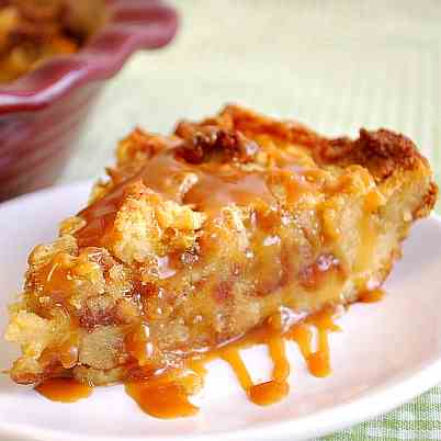 Caramel Apple Bread Pudding