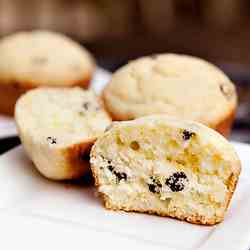 Fluffy Orange Currant Muffins