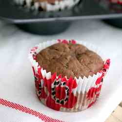 Zucchini chocolate muffins