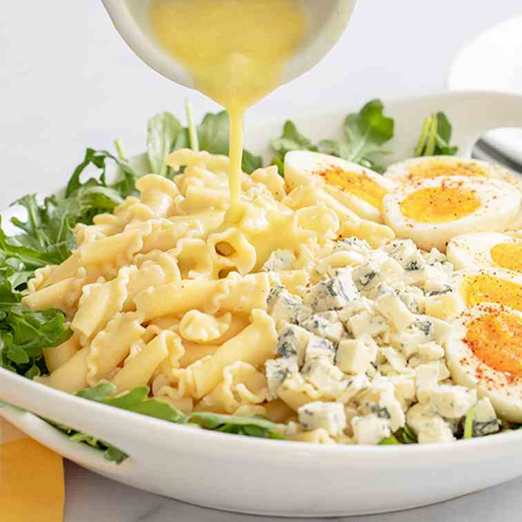 Eggs And Arugula Pasta Salad