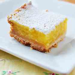 Lemon Bars with Brown Butter Shortbread