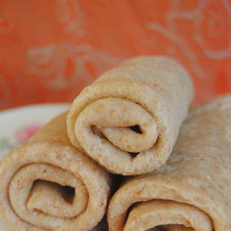 Wholemeal vegan pancakes