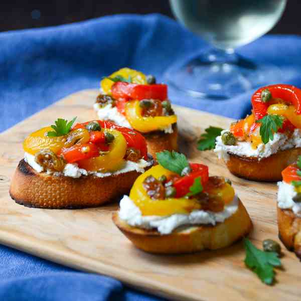 pepperonata bruschetta