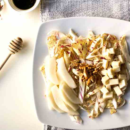 Radicchio, Pear and Taleggio Salad