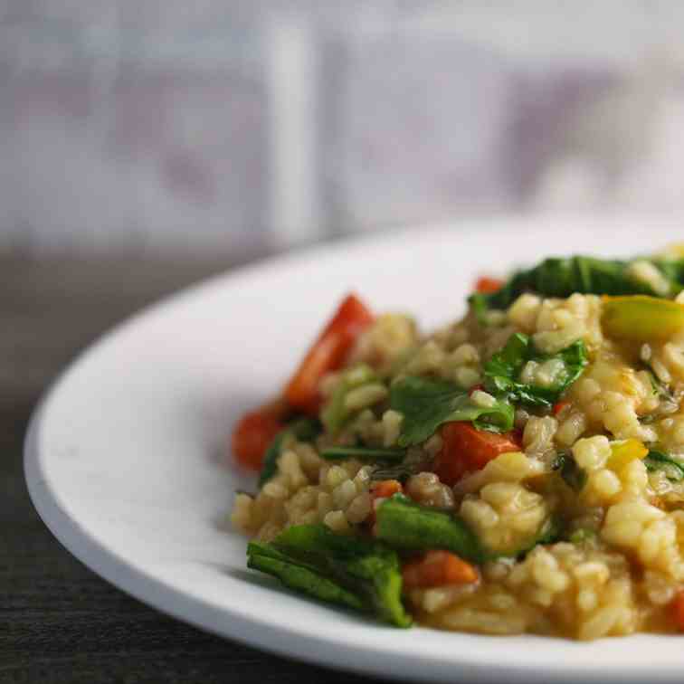 Tomato Salad Risotto