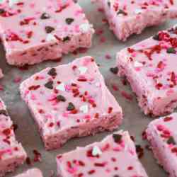 Super Easy Strawberry Fudge