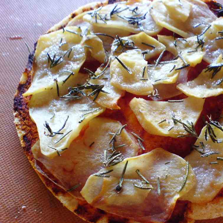 Potato Rosemary Pizza