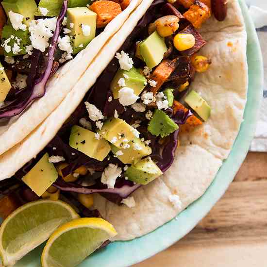 Sweet Potato Sheet Pan Tacos