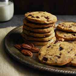 Chocolate Chip Pecan Icebox Cookies