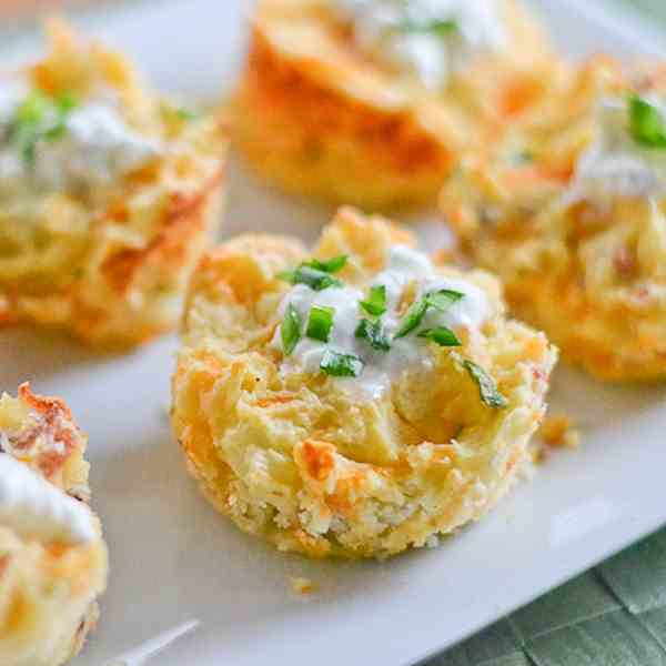 Bacon and Cheddar Potato Puffs