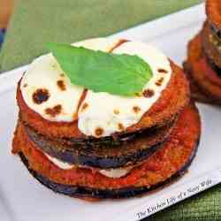 Breaded Eggplant Stacks