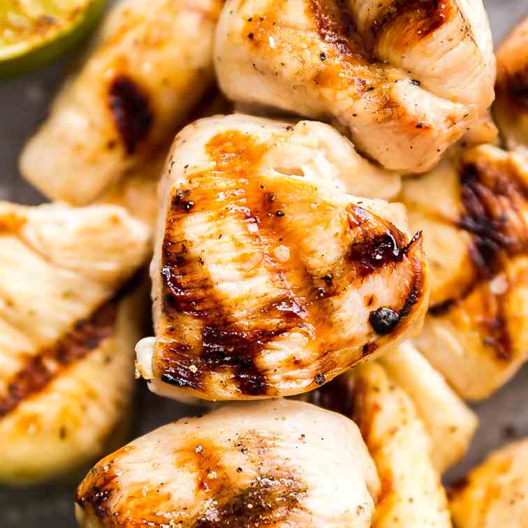 Margarita Chicken Skewers Recipe