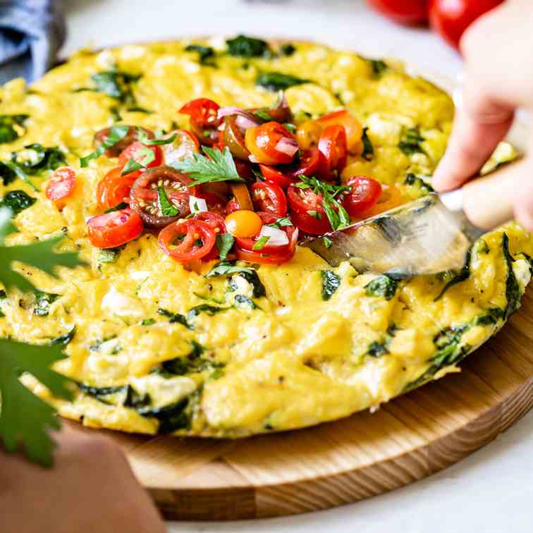 Spinach Feta Frittata