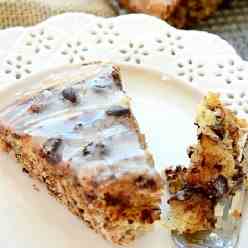 Chocolate Cinnamon Roll Cake 