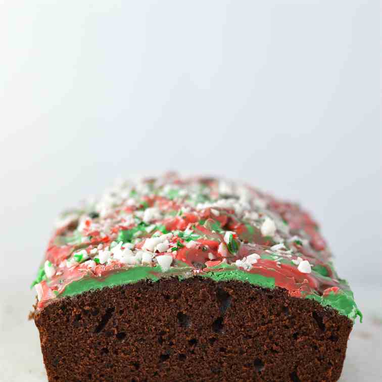 Peppermint Bark Chocolate Bread