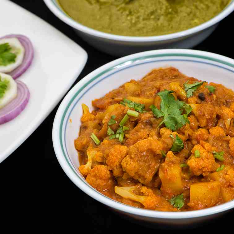 Potato Cauliflower Masala