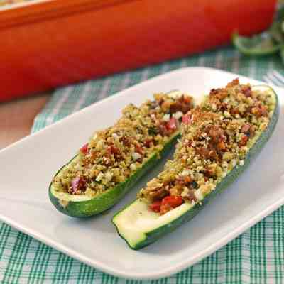 Stuffed Zucchini Boats