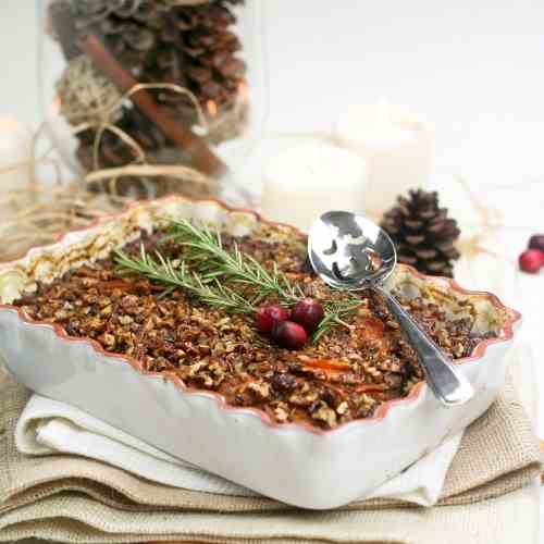 Sweet Potato Casserole, Gratin Style