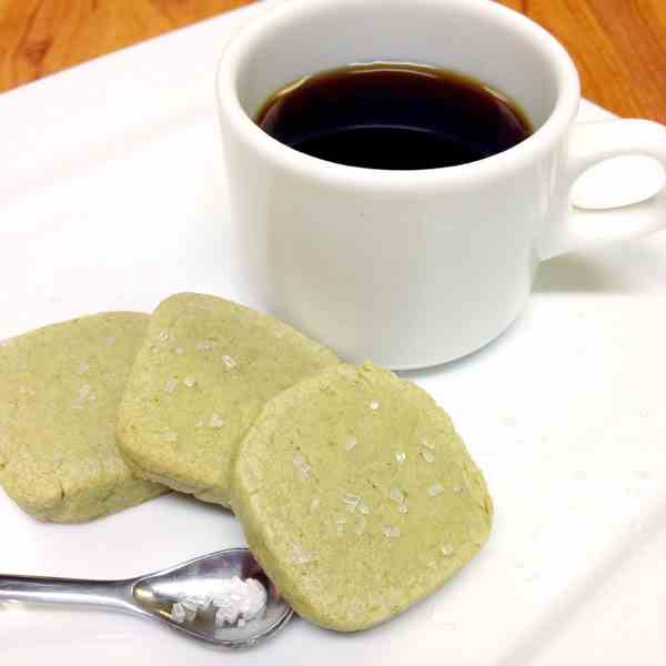 Cardamom Green Tea Butter Cookies