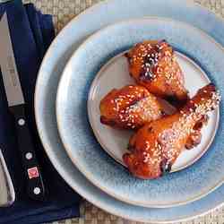 Sriracha-Apricot Chicken Drumsticks