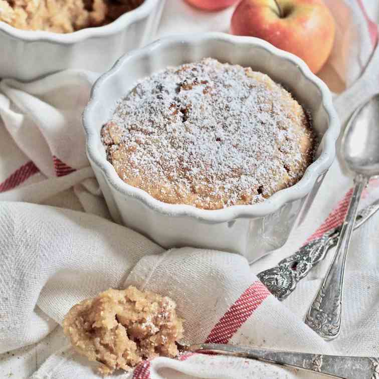 Vegan Mug Cake with Apples