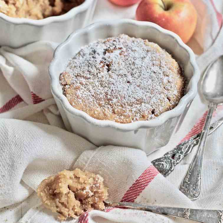 Vegan Mug Cake with Apples