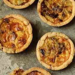 Bleu Cheese and Walnut Tartlets