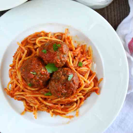 Gluten Free Baked Italian Meatballs