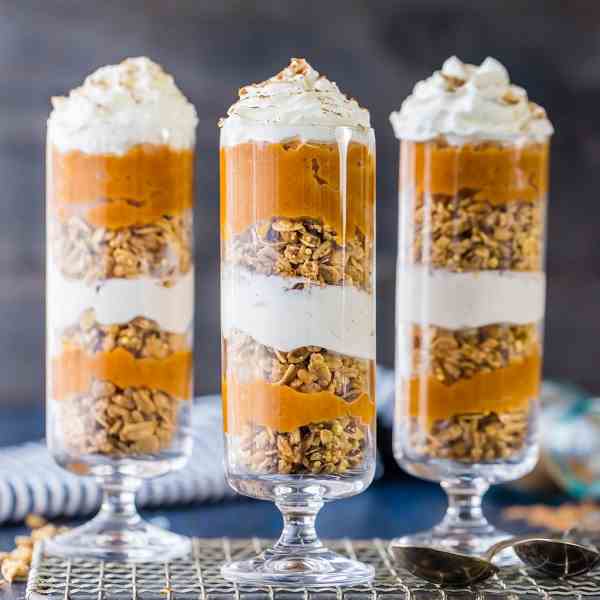 Cheesecake - Pumpkin Pie Parfaits