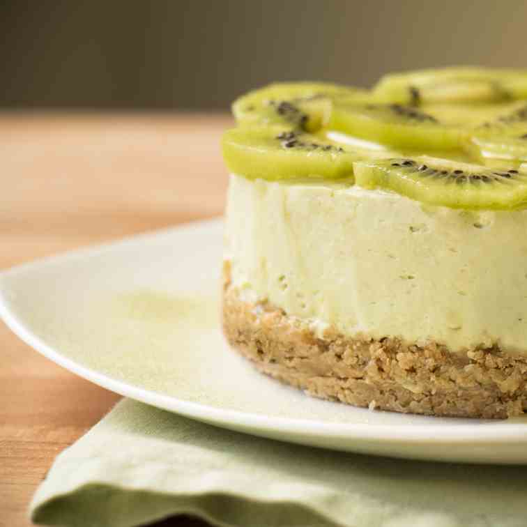 Matcha Green Tea Honey Cheesecake