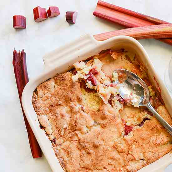 Rhubarb Cobbler