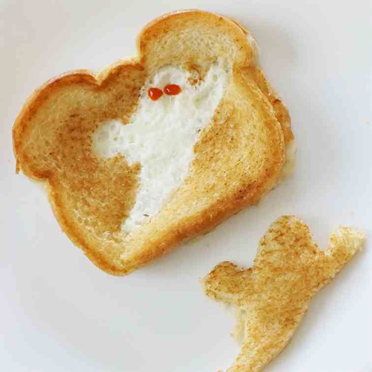 Cheese ghostie toastie