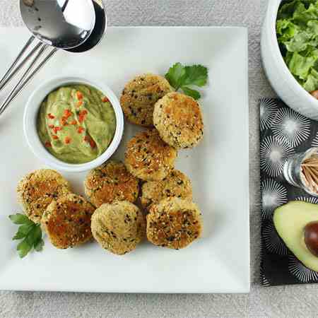 Red Lentil & Goat Cheese Croquettes