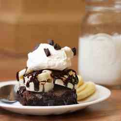 Banana Split Brownie