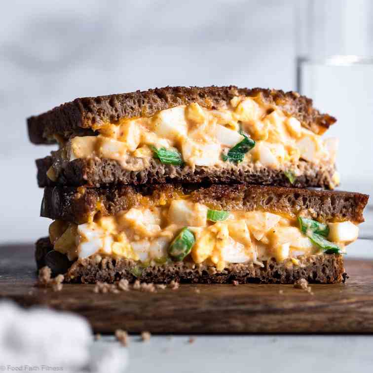 Healthy Egg Salad Grilled Cheese