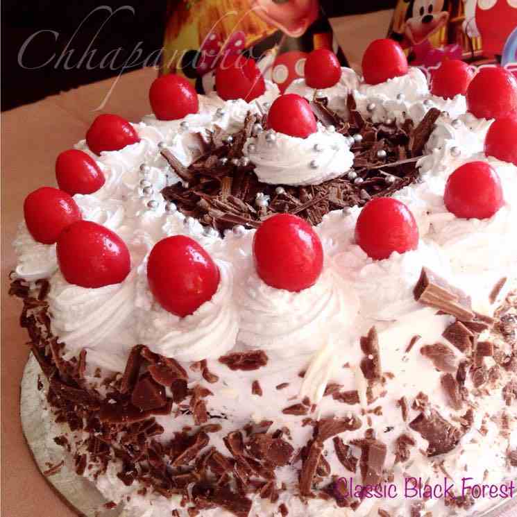 Eggless Black Forest Cake