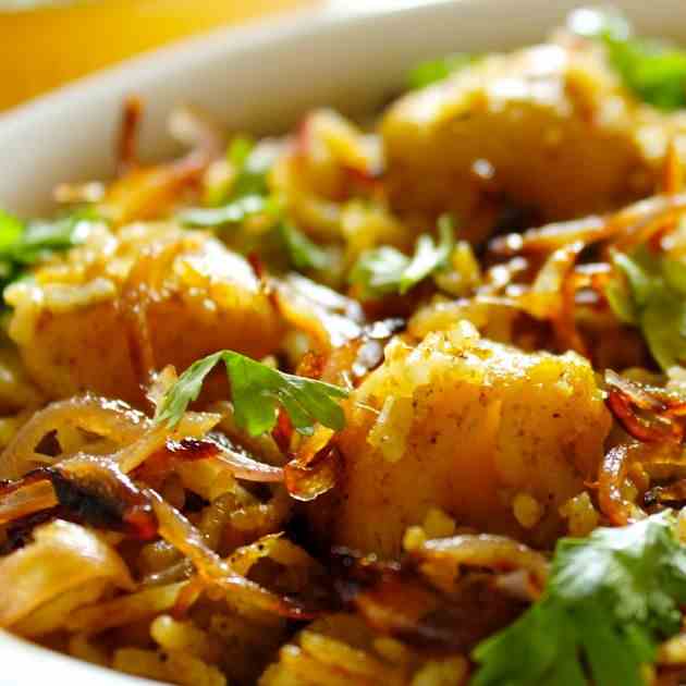 Potato Biryani Recipe