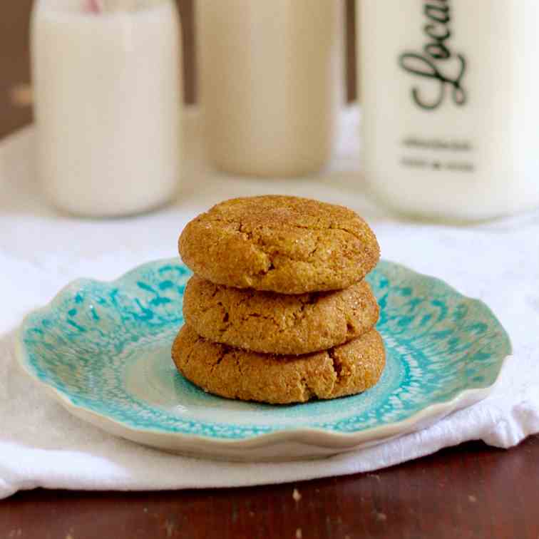 Vegan Pumpkin Spice Snickerdoodles