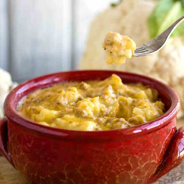 cauliflower no-mac & cheese