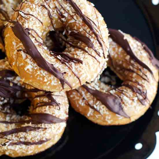 Baked Samoa Donuts