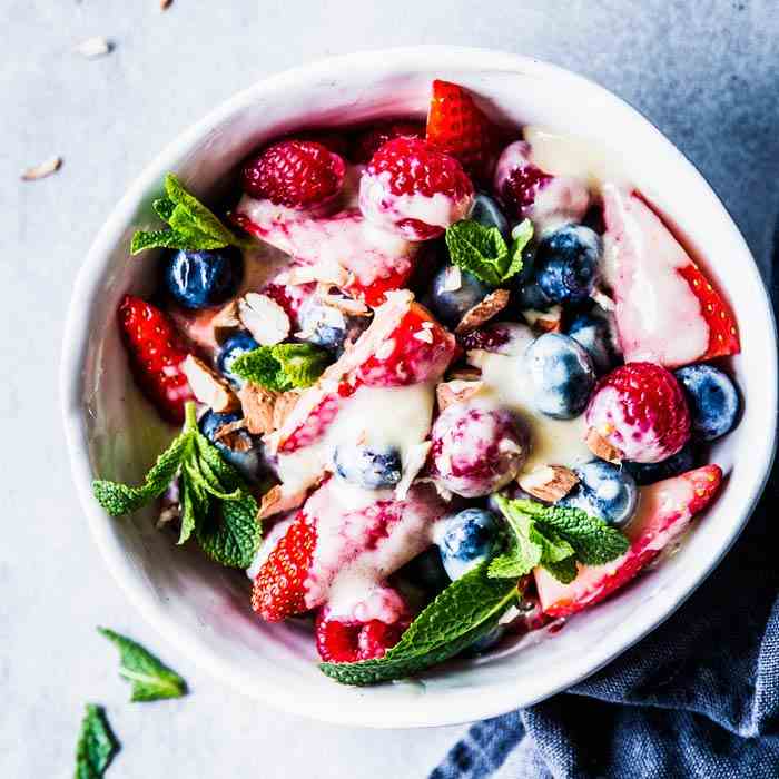 Berry Cheesecake Fruit Salad