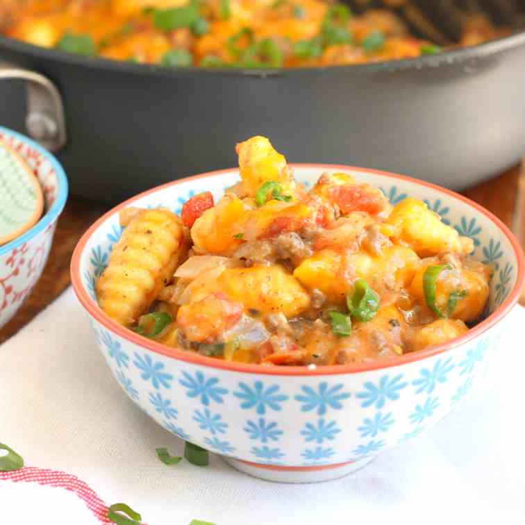 Cheeseburger Gnocchi