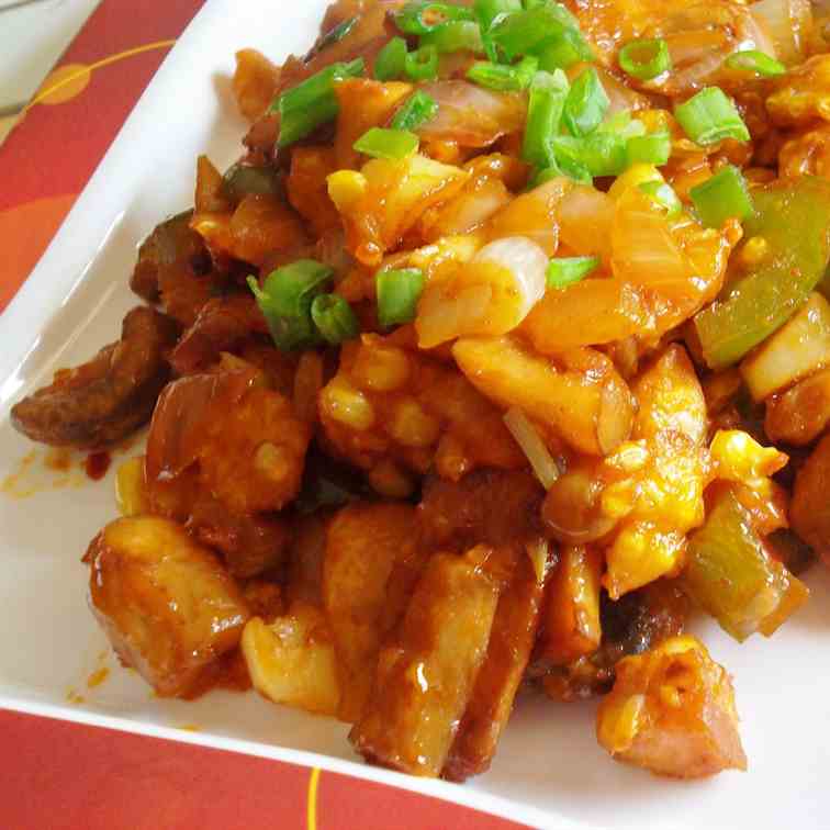 Baby Corn Chilli Recipe